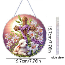 Load image into Gallery viewer, Easter Bunnya-Single Side Drill-Diamond Pendant
