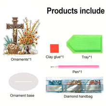 Load image into Gallery viewer, Easter Egg-Single Side Drill-Acrylic Diamond Desktop Ornament
