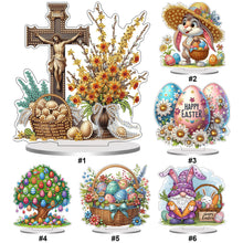 Load image into Gallery viewer, Easter Egg-Single Side Drill-Acrylic Diamond Desktop Ornament
