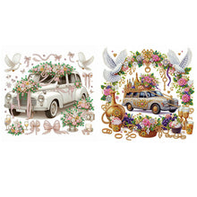 Load image into Gallery viewer, White Dove Car-Partial Special Diamond Painting-30x30cm
