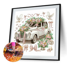 Load image into Gallery viewer, White Dove Car-Partial Special Diamond Painting-30x30cm
