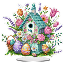 Load image into Gallery viewer, Easter Bird Nest-Single Side Drill-Acrylic Diamond Desktop Ornament

