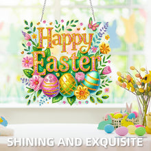 Load image into Gallery viewer, Happy Easter Wreath-Single Side Drill-Diamond Pendant
