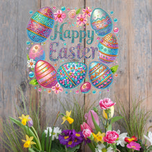 Load image into Gallery viewer, Happy Easter Wreath-Single Side Drill-Diamond Pendant
