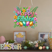 Load image into Gallery viewer, Happy Easter Wreath-Single Side Drill-Diamond Pendant
