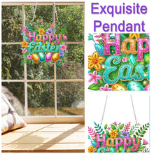 Load image into Gallery viewer, Happy Easter Wreath-Single Side Drill-Diamond Pendant
