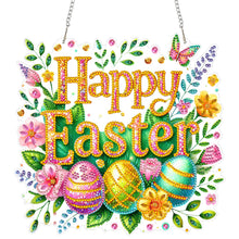 Load image into Gallery viewer, Happy Easter Wreath-Single Side Drill-Diamond Pendant
