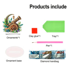 Load image into Gallery viewer, Elephant-Single Side Drill-Acrylic Diamond Desktop Ornament
