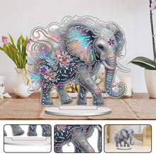 Load image into Gallery viewer, Elephant-Single Side Drill-Acrylic Diamond Desktop Ornament
