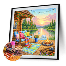 Load image into Gallery viewer, Landscape-Full Round Diamond Painting-50x50cm
