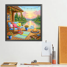Load image into Gallery viewer, Landscape-Full Round Diamond Painting-50x50cm
