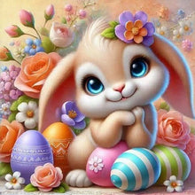 Load image into Gallery viewer, Rabbit-Full Round Diamond Painting-30x30cm
