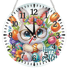 Load image into Gallery viewer, Yellow Chick-Acrylic Diamond Clock Pendant

