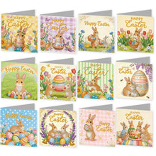 Load image into Gallery viewer, 12Pcs/Set 12Pcs/Set Easter Cross-Diamond Greeting Cards
