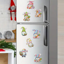 Load image into Gallery viewer, 8Pcs/Set Easter Floral Eggs-Diamond Painting Magnet Refrigerator
