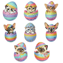 Load image into Gallery viewer, 8Pcs/Set Easter Floral Eggs-Diamond Painting Magnet Refrigerator
