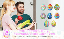 Load image into Gallery viewer, 8Pcs/Set Easter Floral Eggs-Diamond Painting Magnet Refrigerator
