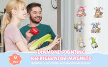 Load image into Gallery viewer, 8Pcs/Set Easter Floral Eggs-Diamond Painting Magnet Refrigerator

