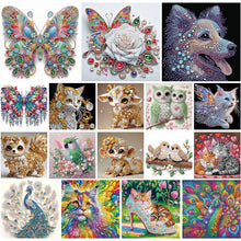Load image into Gallery viewer, Cat-Partial Special Diamond Painting-30x30cm

