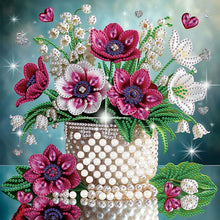 Load image into Gallery viewer, Flower Bouquet Roses-Partial Special Diamond Painting-30x30cm
