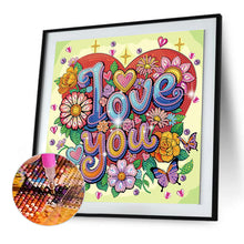 Load image into Gallery viewer, Flower Bouquet Roses-Partial Special Diamond Painting-30x30cm
