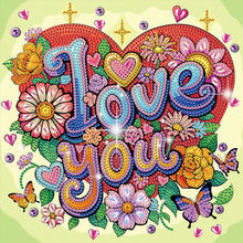 Load image into Gallery viewer, Flower Bouquet Roses-Partial Special Diamond Painting-30x30cm
