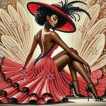Load image into Gallery viewer, Beauty-Partial Special Diamond Painting-30x30cm
