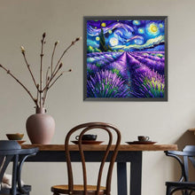 Load image into Gallery viewer, Lavender-Full Round Diamond Painting-40x40cm
