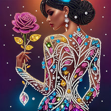 Load image into Gallery viewer, Elegant Beauty-Partial Special Diamond Painting-30x30cm
