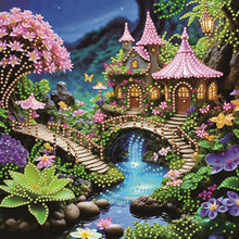 Load image into Gallery viewer, Landscape House-Partial Special Diamond Painting-30x30cm
