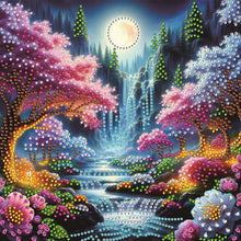 Load image into Gallery viewer, Landscape House-Partial Special Diamond Painting-30x30cm
