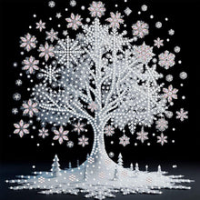 Load image into Gallery viewer, Winter Scene Tree-Partial Special Diamond Painting-30x30cm

