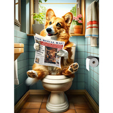 Load image into Gallery viewer, Puppy-Full Round Diamond Painting-30x40cm
