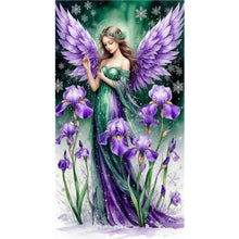 Load image into Gallery viewer, Girl-Full Round Diamond Painting-40x70cm-Large Size
