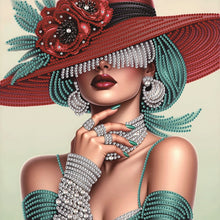 Load image into Gallery viewer, Beautiful Skirt Beauty-Partial Special Diamond Painting-30x30cm
