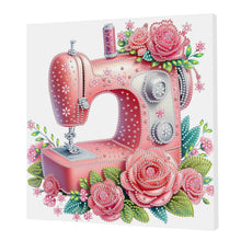 Load image into Gallery viewer, Sewing Machine-Partial Pearl Painting Kit with Frame-25x25cm
