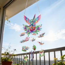 Load image into Gallery viewer, Garden Bees-SunCatcher Window Hanging Diamond Wind Chimes
