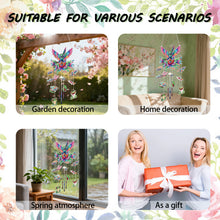 Load image into Gallery viewer, Garden Bees-SunCatcher Window Hanging Diamond Wind Chimes
