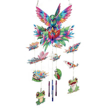 Load image into Gallery viewer, Garden Bees-SunCatcher Window Hanging Diamond Wind Chimes
