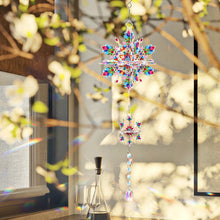 Load image into Gallery viewer, Mandala-SunCatcher Window Hanging Diamond Wind Chimes
