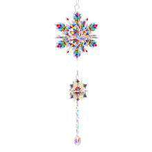 Load image into Gallery viewer, Mandala-SunCatcher Window Hanging Diamond Wind Chimes
