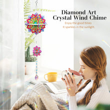 Load image into Gallery viewer, Mandala-SunCatcher Window Hanging Diamond Wind Chimes

