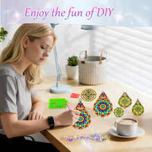 Load image into Gallery viewer, Mandala-SunCatcher Window Hanging Diamond Wind Chimes
