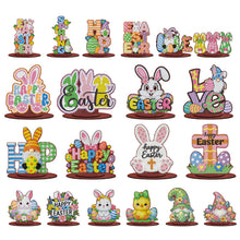 Load image into Gallery viewer, 2Pcs/Set Easter-Single Side Drill-Acrylic Diamond Desktop Ornament
