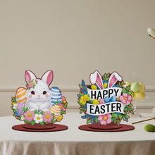 Load image into Gallery viewer, 2Pcs/Set Easter-Single Side Drill-Acrylic Diamond Desktop Ornament
