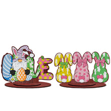 Load image into Gallery viewer, 2Pcs/Set Easter-Single Side Drill-Acrylic Diamond Desktop Ornament
