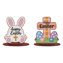 Load image into Gallery viewer, 2Pcs/Set Easter-Single Side Drill-Acrylic Diamond Desktop Ornament
