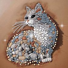 Load image into Gallery viewer, Stone Art Cat-Partial Special Diamond Painting-30x30cm
