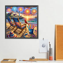 Load image into Gallery viewer, Ocean-Full Round Diamond Painting-40x40cm
