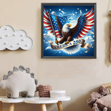 Load image into Gallery viewer, Eagle-Full Round Diamond Painting-40x40cm
